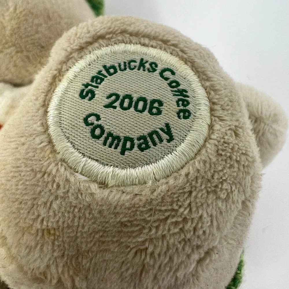 Starbucks‎ Bearista Plush 2006 Golf Theme 50th Edition Tan Green Hat 9